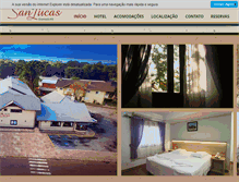 Tablet Screenshot of hotelsanlucas.com.br